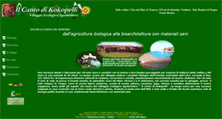 Desktop Screenshot of ilcantodikokopelli.it